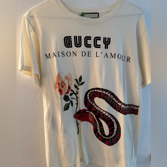 Gucci Guccy Maison de L’Amour Snake T-Shirt (as seen on Taylor Swift) - Picture 3 of 8